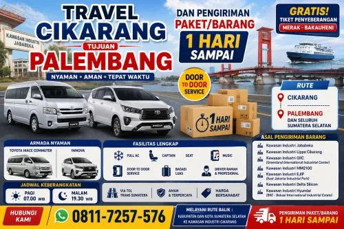 Jasa Pengiriman Paket Kawasan industri Cikarang Kilat 1 Malam Sampai