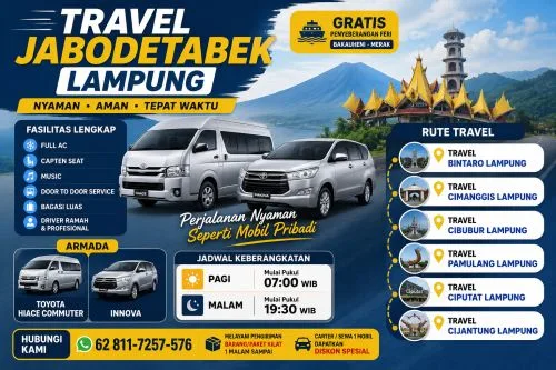 Travel Bintaro Lampung Nyaman seperti Mobil Pribadi - interior armada