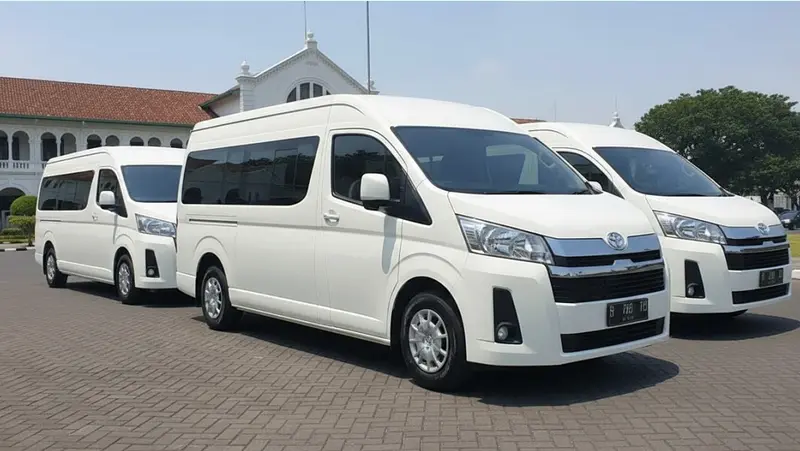 Travel Pesing Lampung armada Hiace Duta Jaya Trans