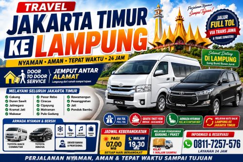 Travel Matraman Lampung Nyaman dengan Captain Seat