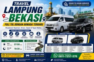travel lampung bekasi
