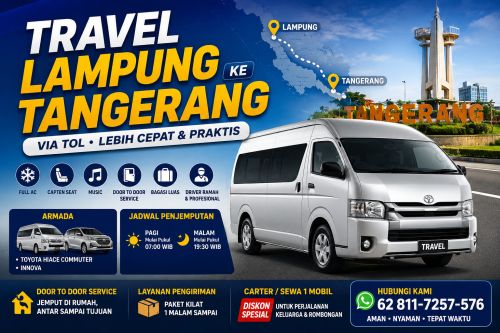 travel lampung tangerang