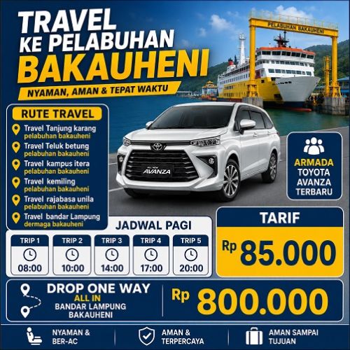 Travel Bandar Lampung Bakauheni